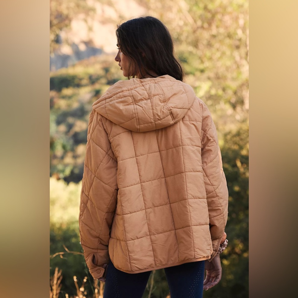 Fp Movement Pippa Packable Pullover Camel Tan Sna… - image 5